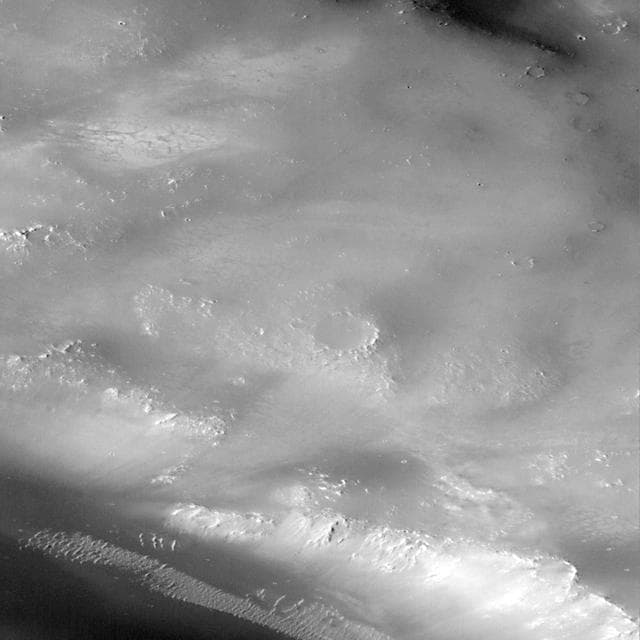 NASA image: Valley and Surrounding Terrain Adjacent to Schiaparelli Crater - High Resolution Image