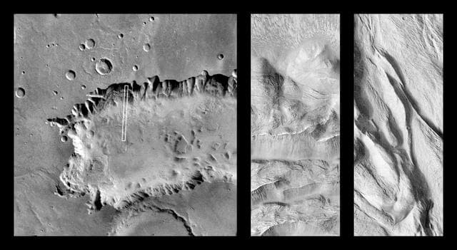 NASA image: Complex Floor Deposits Within Western Ganges Chasma, Valles Marineris