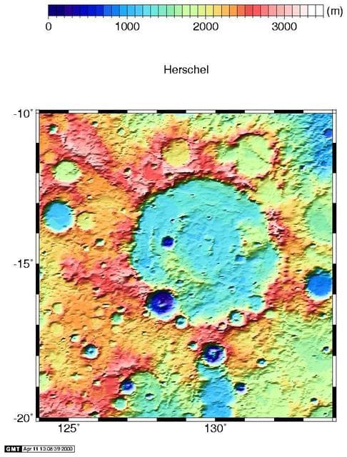 NASA image: Regional Topographic Views of Mars from MOLA