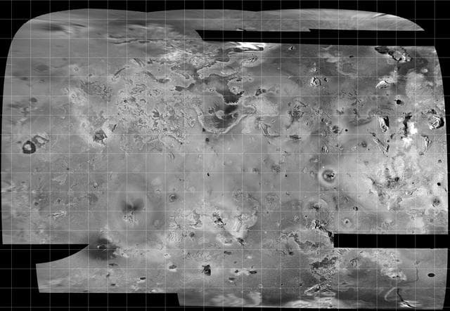 NASA image: Mosaic of Io