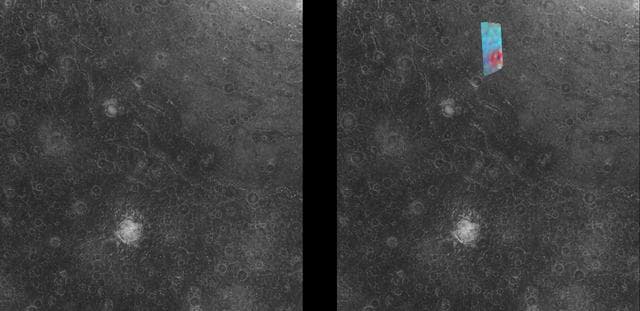 NASA image: Compositional Variations in Callisto Asgard Impact Structure