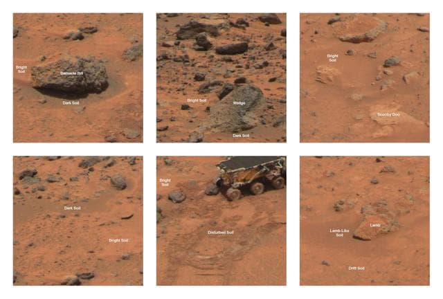 NASA image: Rock and Soil Types at Pathfinder Landing Site