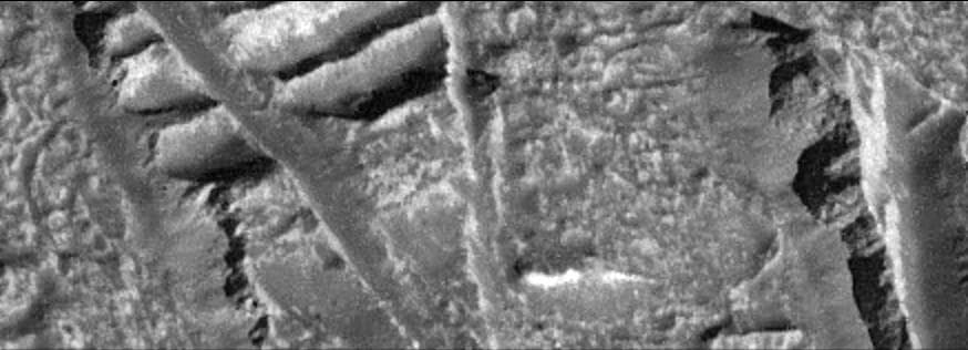 NASA image: Europa Ice Cliffs-High Resolution