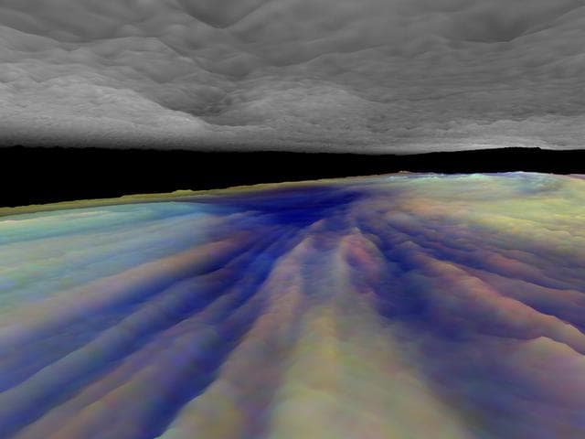 NASA image: Three dimensional Visualization of Jupiter Equatorial Region