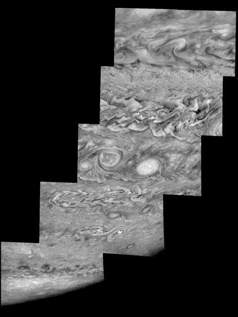 NASA image: Jupiter Southern Hemisphere in the Near-Infrared Time Set 1