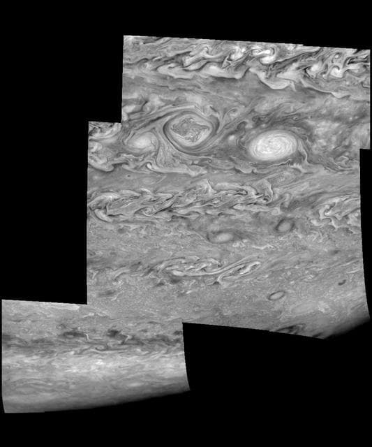 NASA image: Jupiter Southern Hemisphere in the Near-Infrared Time Set 3
