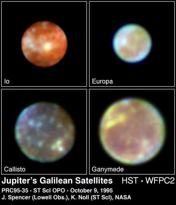 NASA image: Hubble Gallery of Jupiter Galilean Satellites
