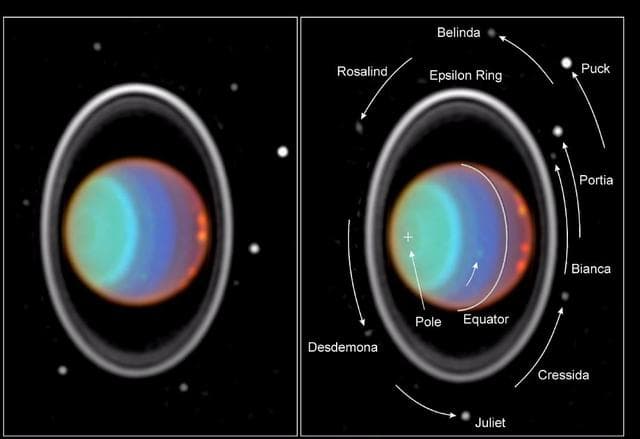 NASA image: Hubble Tracks Clouds on Uranus