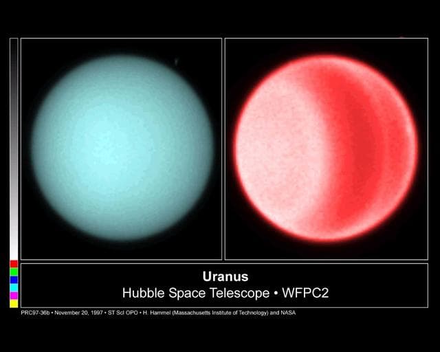NASA image: Hubble Spots Northern Hemispheric Clouds on Uranus