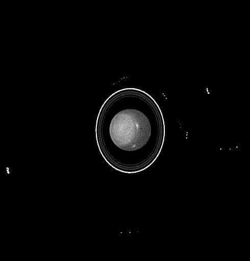 NASA image: Hubble Observes the Moons and Rings of Uranus