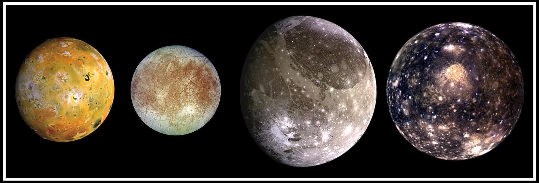 NASA image: The Galilean Satellites
