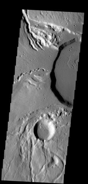 NASA image: Ceraunius Tholus