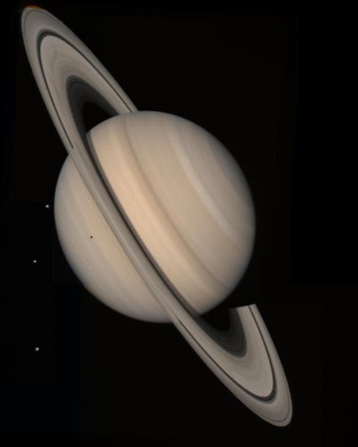 Saturn Taken from Voyager 2