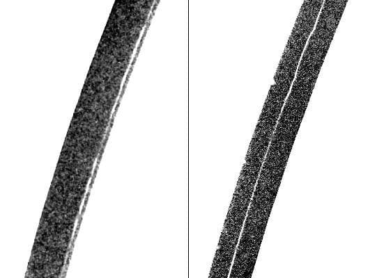 NASA image: Thin Ringlet of Saturn A-ring