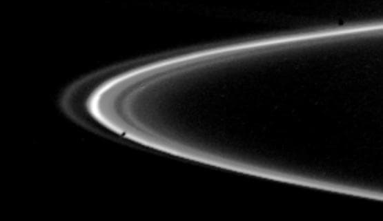 NASA image: A View of Saturn F-ring