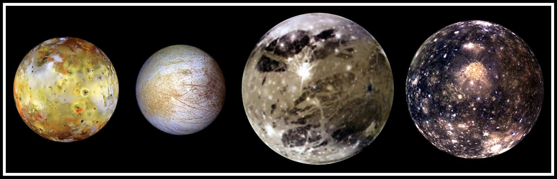 NASA image: The Galilean Satellites