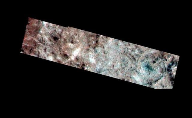 NASA image: Mannannan Crater