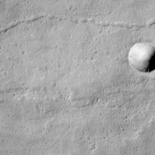 NASA image: Lava Flows On Ascraeus Mons Volcano