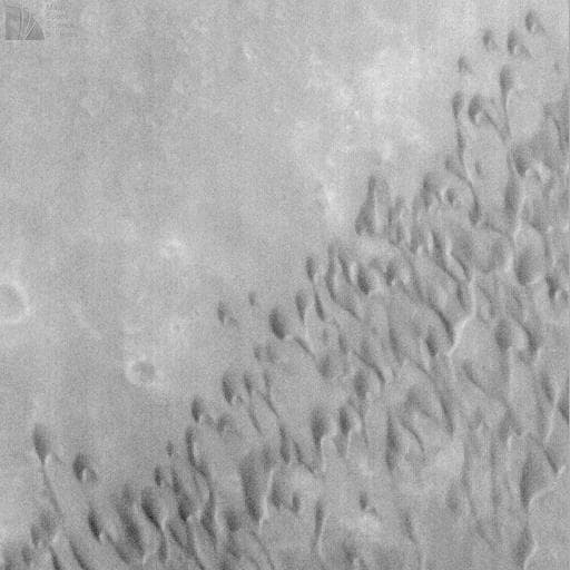 NASA image: Windblown Dunes on the Floor of Herschel Impact Basin