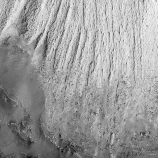 NASA image: Candor Chasma - Massive non-layered Material Expos