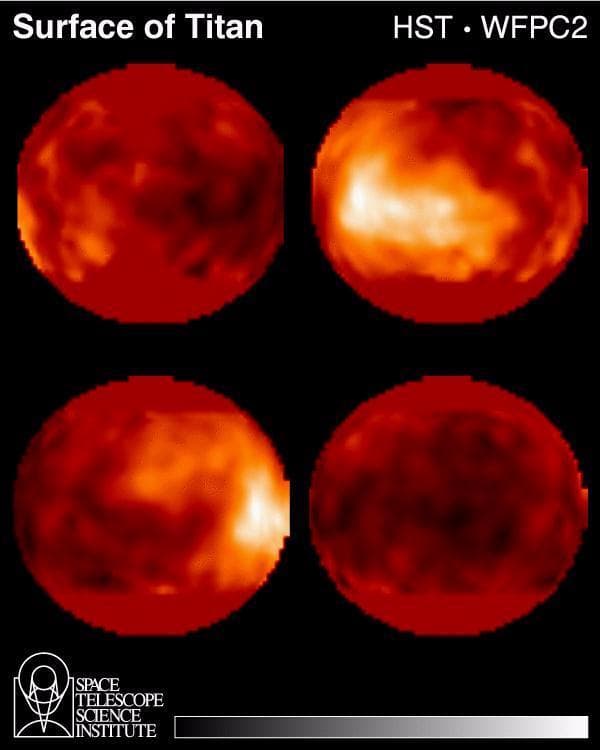 NASA image: Hubble Observes Surface of Titan