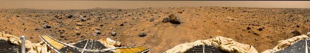 NASA image: Improved MPF 360-degree Color Panorama