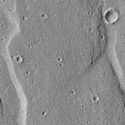 NASA image: Giant Polygon Troughs, Elysium Planitia