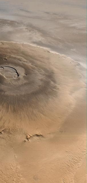 NASA image: Olympus Mons, 1998 Color