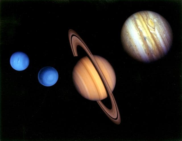 NASA image: Voyager Tour Montage