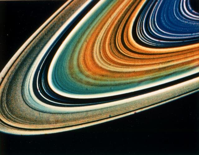 Composition Differences within Saturn Rings