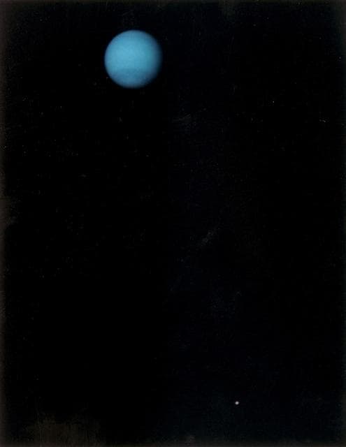 NASA image: Neptune and Triton