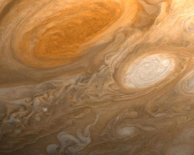 NASA image: Jupiter Great Red Spot and White Ovals