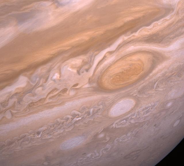 NASA image: Jupiter Violent Storms