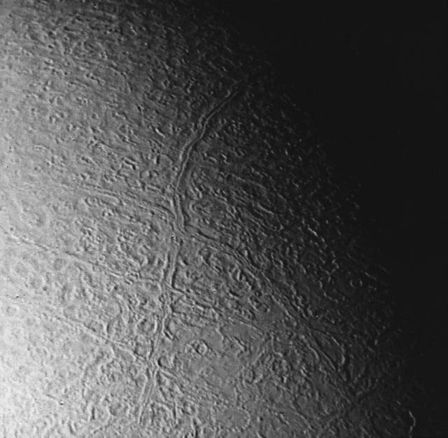NASA image: Triton Faults