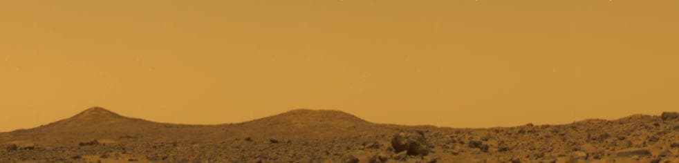 NASA image: True Color of Mars - Pathfinder Sol 10 at Noon