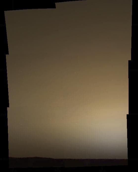 NASA image: True Color of Mars - Pathfinder Sol 39 Sunrise