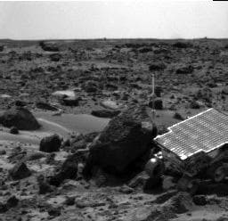 NASA image: Sojourner Rover Near Half