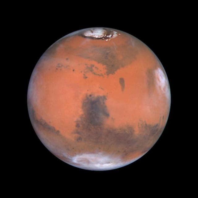 NASA image: A Closer Hubble Encounter With Mars - Syrtis Major