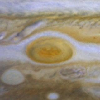 NASA image: Hubble Views Ancient Storm in the Atmosphere of Jupiter - February, 1995