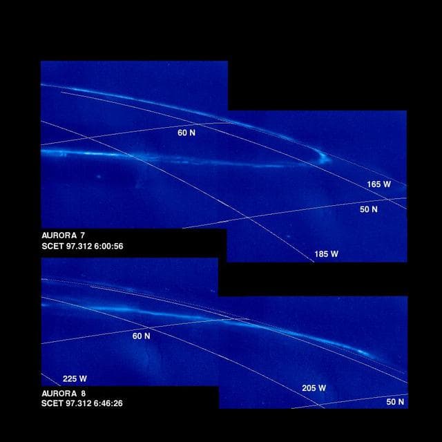 NASA image: Time Series of Jupiter Aurora