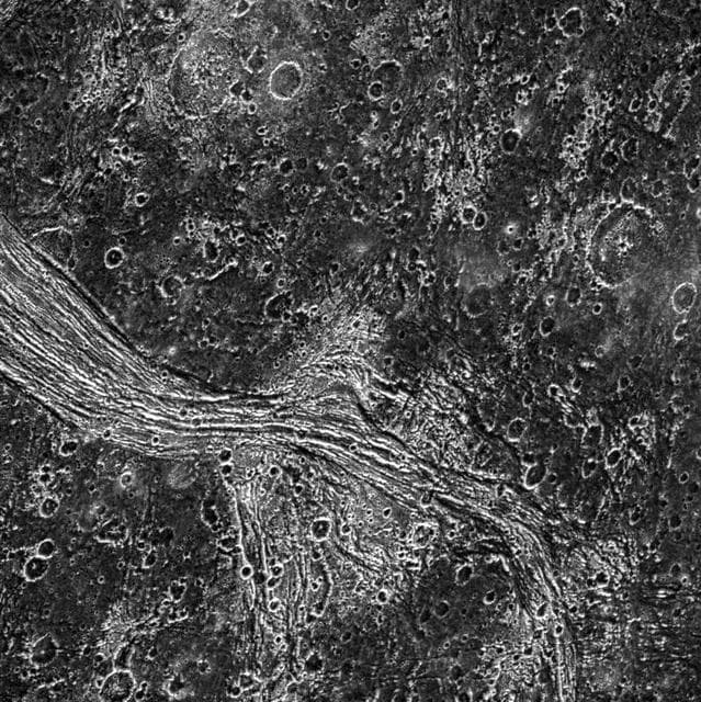 NASA image: Marius Regio, Ganymede