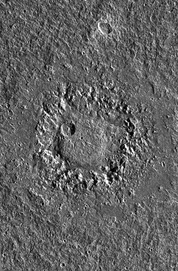 NASA image: Dome Crater Neith on Jupiter Satellite Ganymede