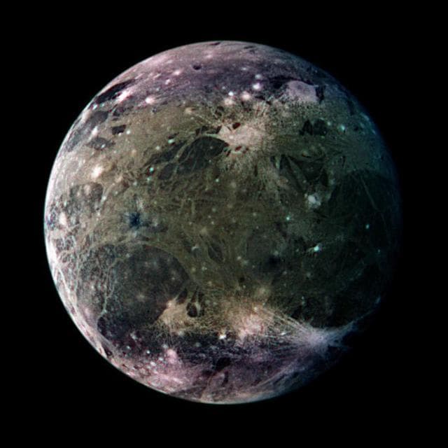 NASA image: Ganymede Trailing Hemisphere