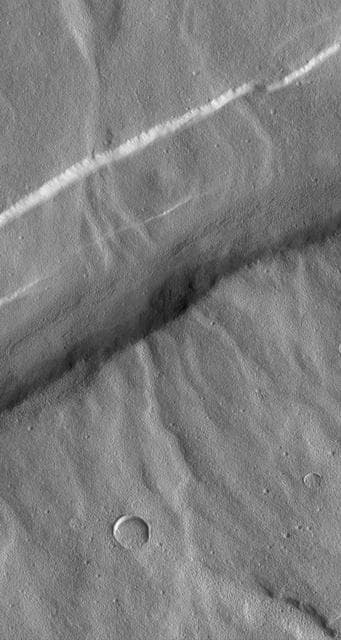 NASA image: Valleys on Northwest Flank of Alba Patera Volcano