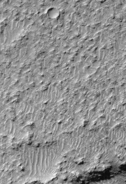 NASA image: Mariner 4 Meets Mars Global Surveyor -- Mariner Crater 1965 and 1999
