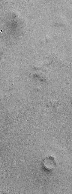 NASA image: Northern Plains Textures Visible Near the Terminator