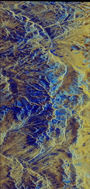 NASA image: Space Radar Image of Mammoth, California