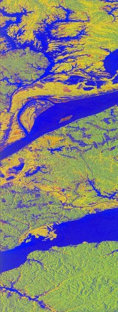 NASA image: Space Radar Image of Manaus, Brazil