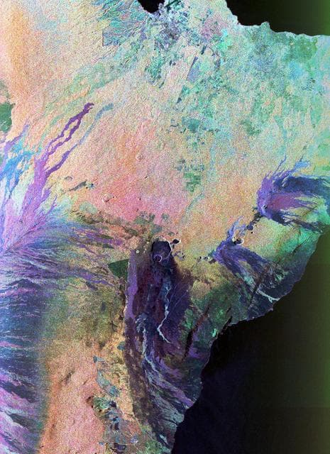 NASA image: Space Radar Image of Kilauea, Hawaii
