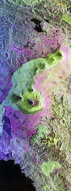NASA image: Space Radar Image of Central African Gorilla Habitat